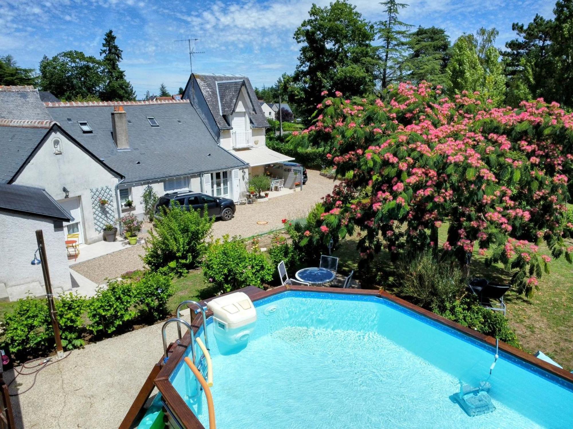 Le Jardin De Josseline Hotel Amboise Bagian luar foto